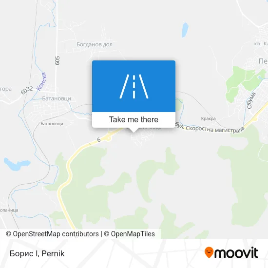 Карта Борис I