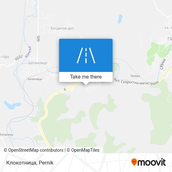 Клокотница map