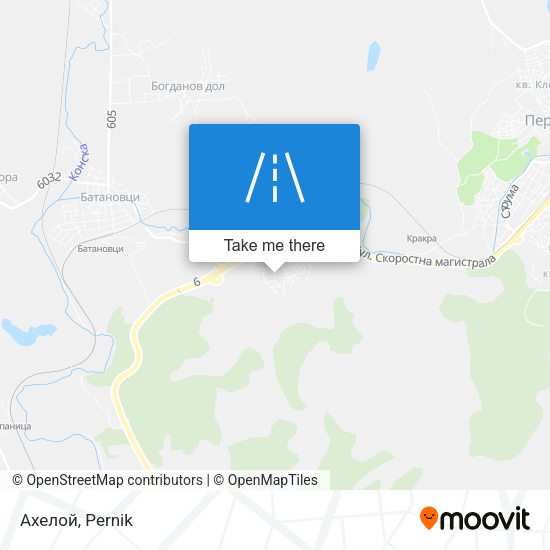 Ахелой map