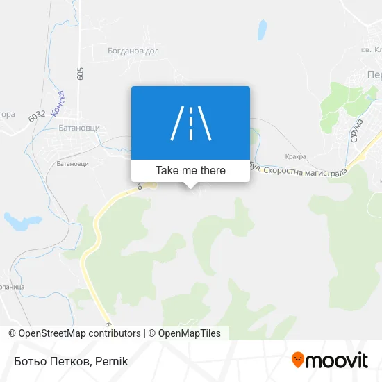 Карта Ботьо Петков