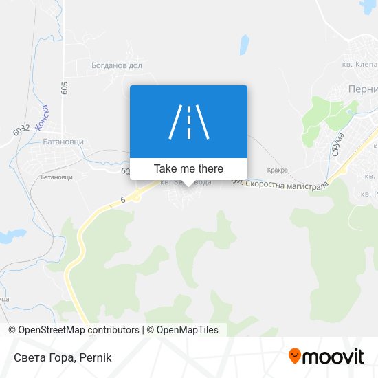 Света Гора map