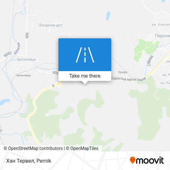 Хан Тервел map