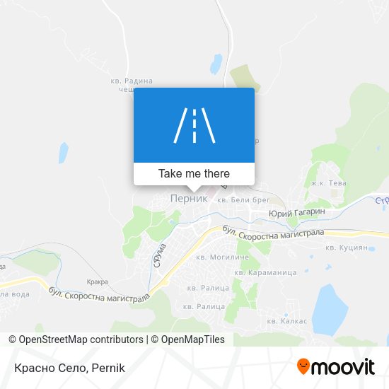 Красно Село map