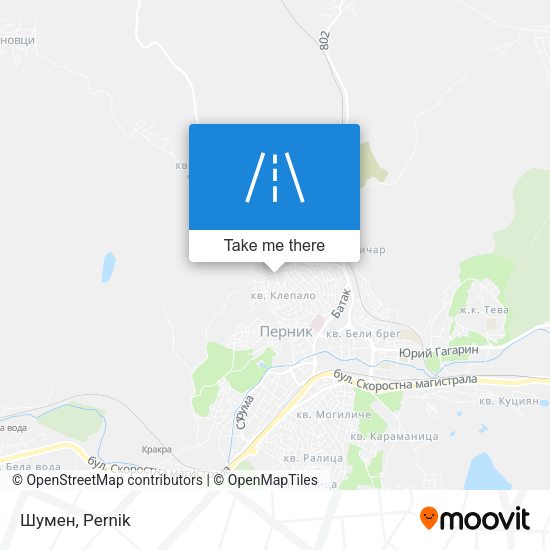 Шумен map