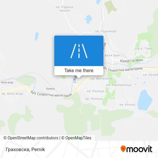 Граховска map