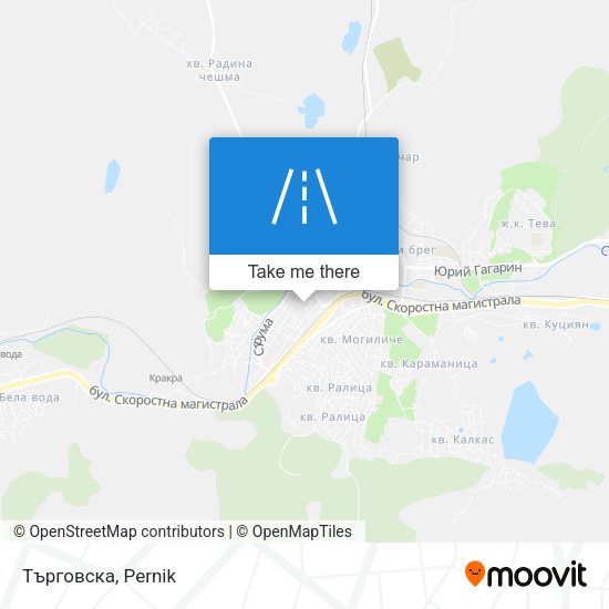 Търговска map