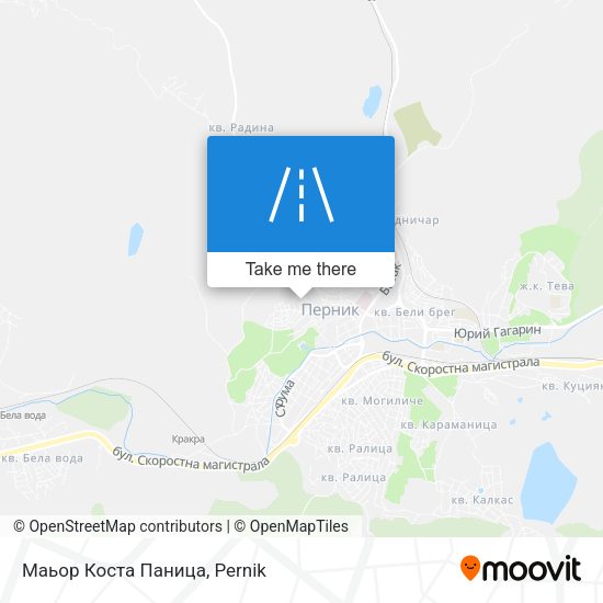 Маьор Коста Паница map