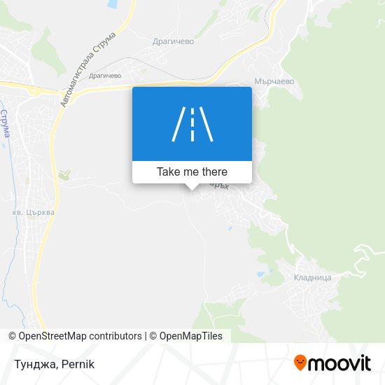 Тунджа map