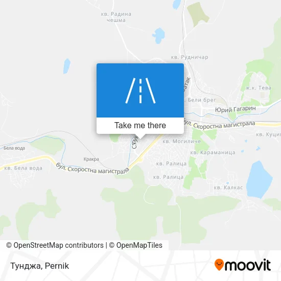 Карта Тунджа