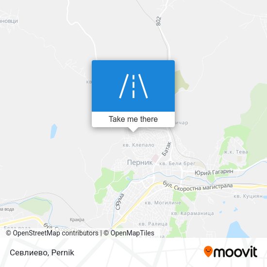 Севлиево map