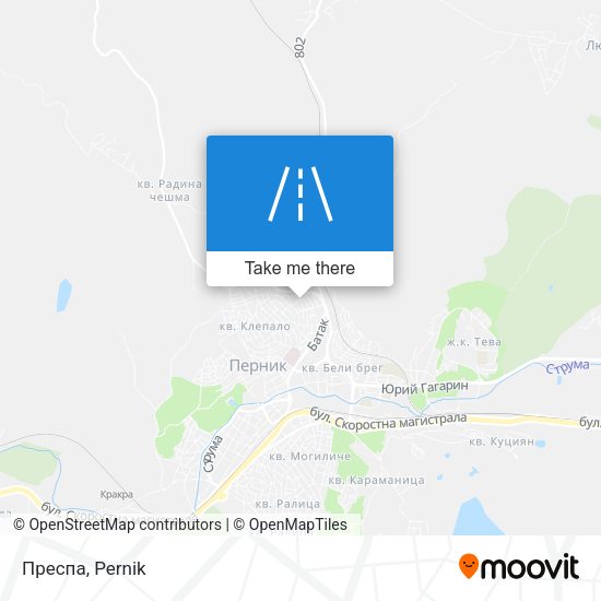 Преспа map