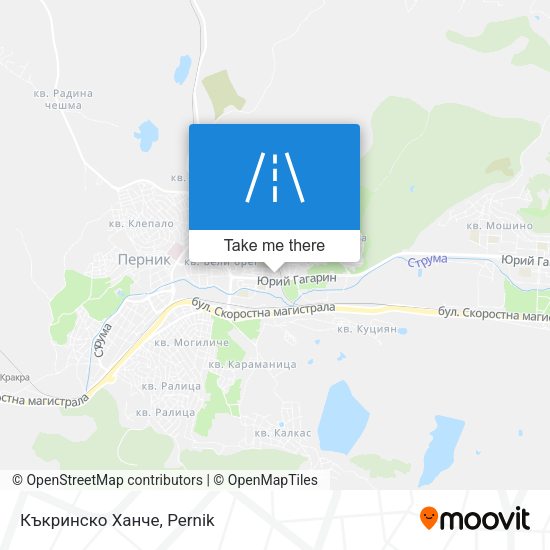 Къкринско Ханче map