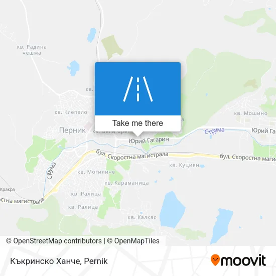 Къкринско Ханче map