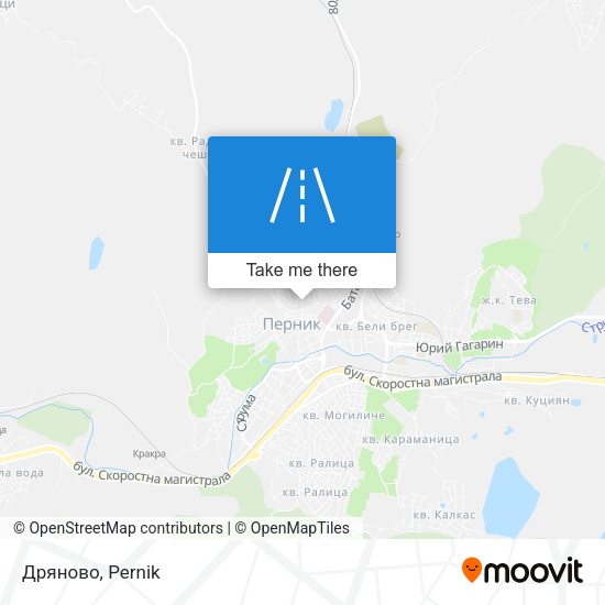 Дряново map