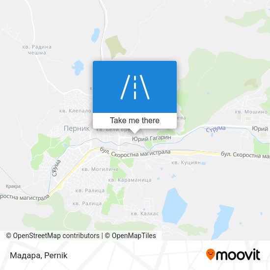 Мадара map