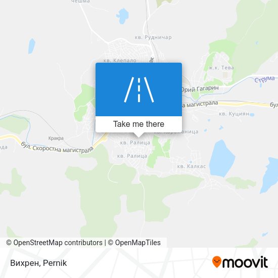 Вихрен map