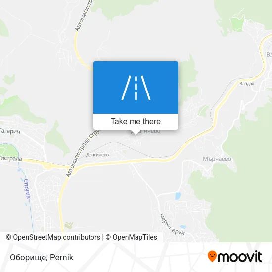 Карта Оборище