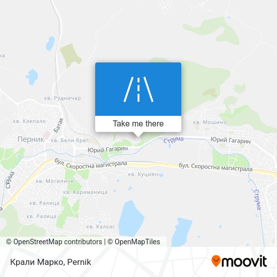Крали Марко map