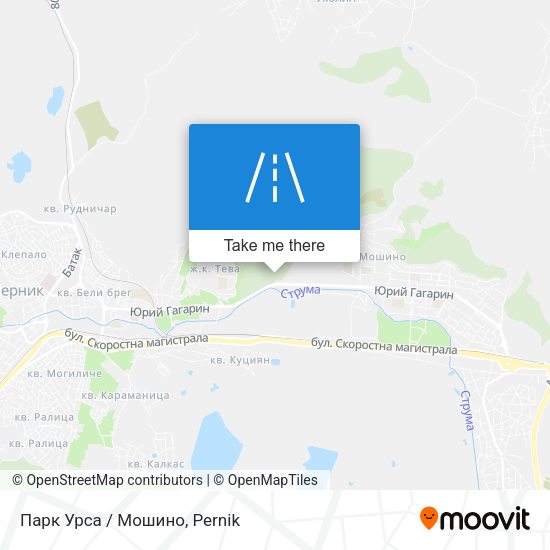 Карта Парк Урса / Мошино