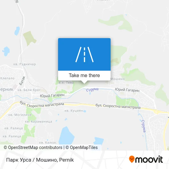 Парк Урса / Мошино map