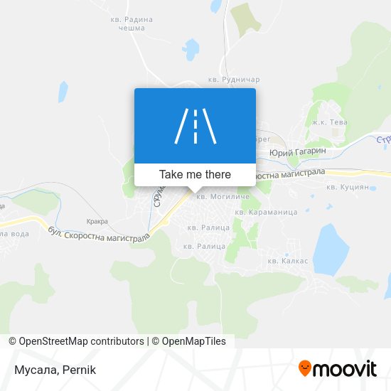 Карта Мусала
