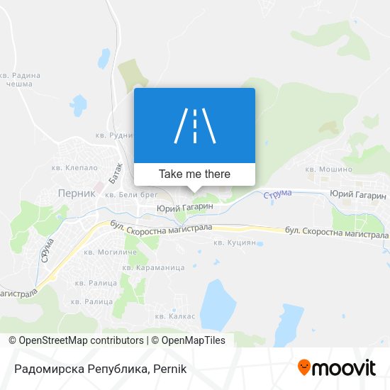 Радомирска Република map