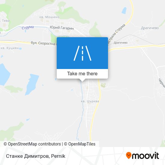 Станке Димитров map
