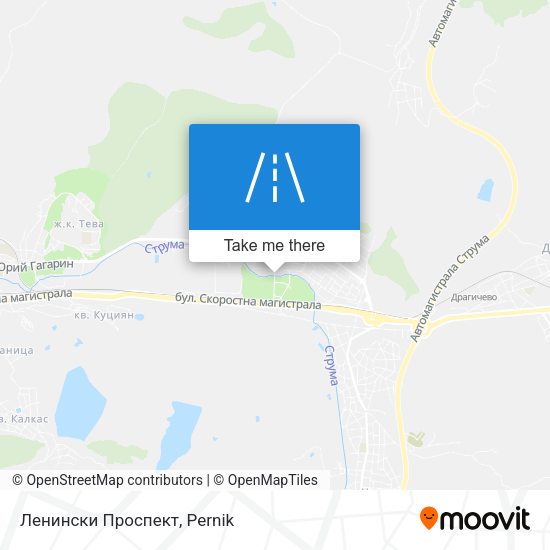 Карта Ленински Проспект
