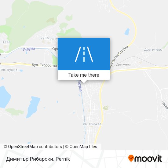 Димитър Рибарски map
