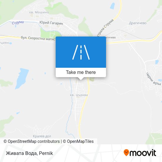Живата Вода map
