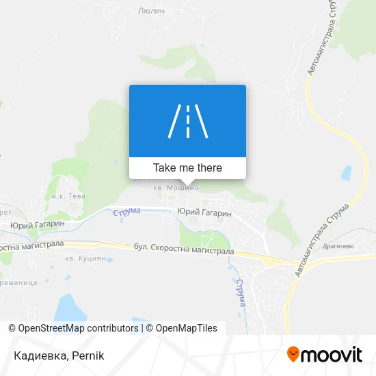 Карта Кадиевка