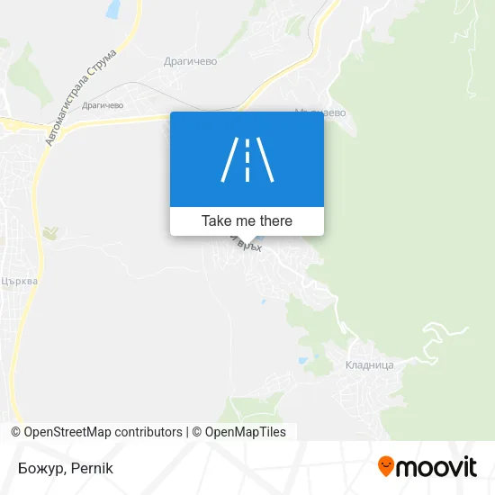 Карта Божур