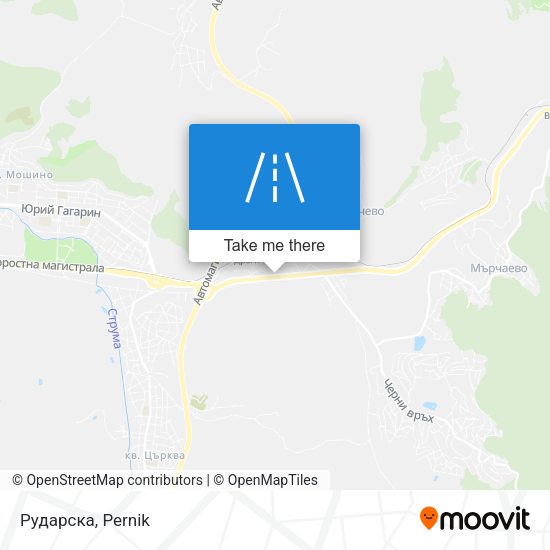 Рударска map