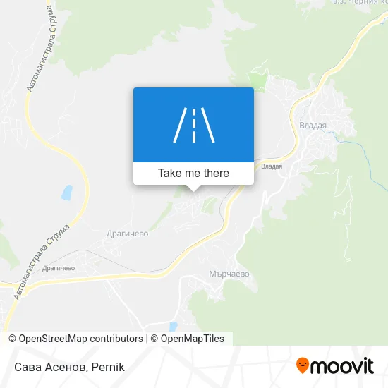 Карта Сава Асенов