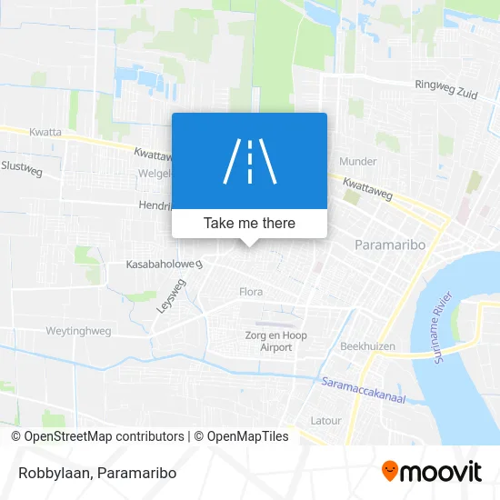 Robbylaan map