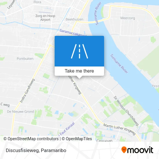 Discusfisieweg map