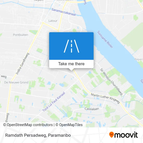 Ramdath Persadweg map