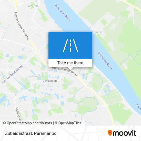 Zubaidastraat map