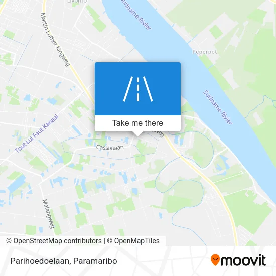 Parihoedoelaan map