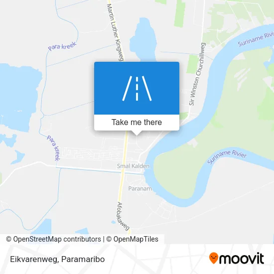 Eikvarenweg map