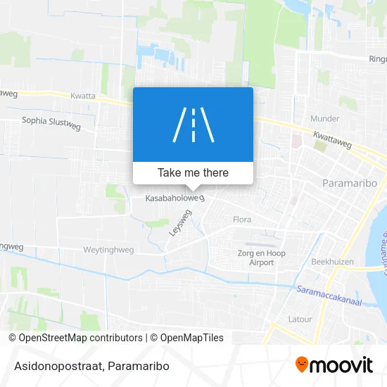 Asidonopostraat map