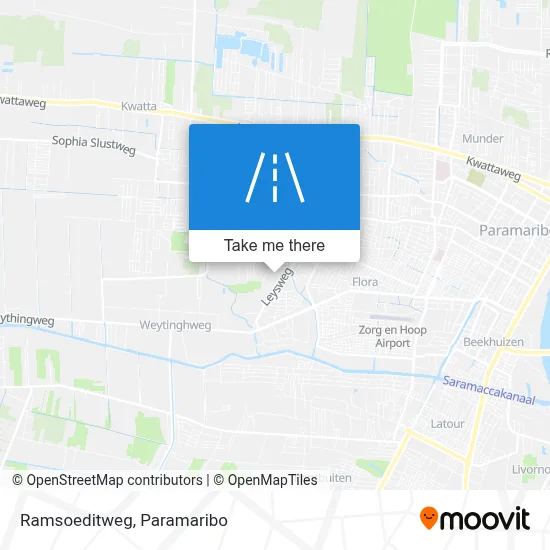 Ramsoeditweg map