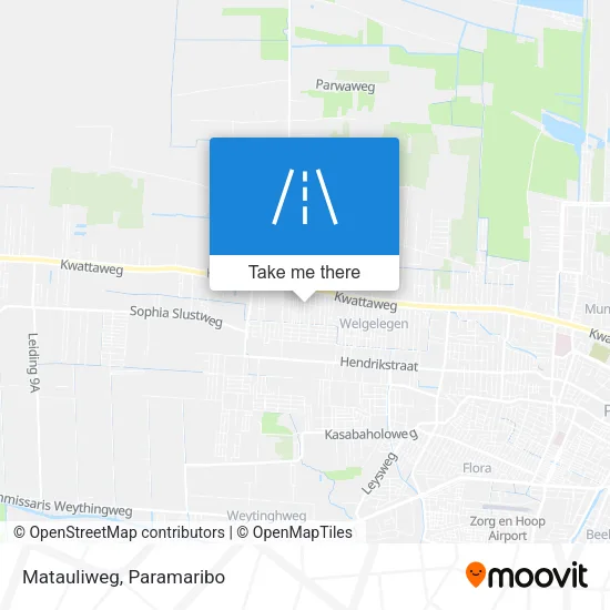 Matauliweg map