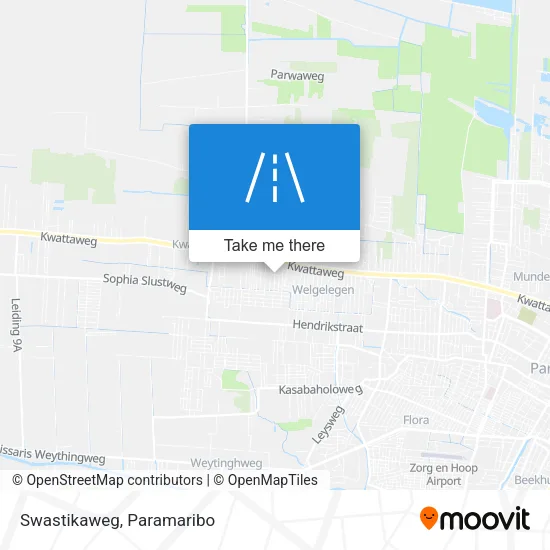 Swastikaweg map