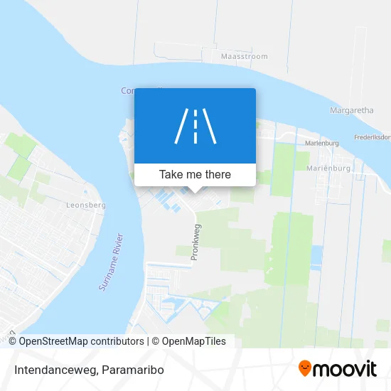 Intendanceweg map