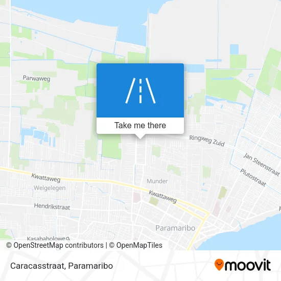 Caracasstraat map