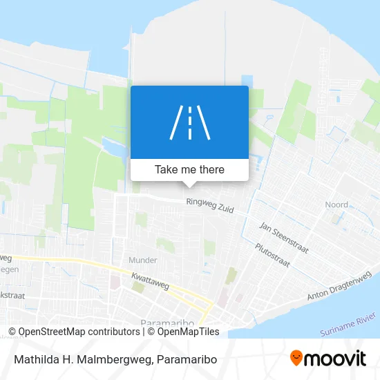 Mathilda H. Malmbergweg map