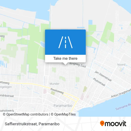 Saffierstruikstraat map