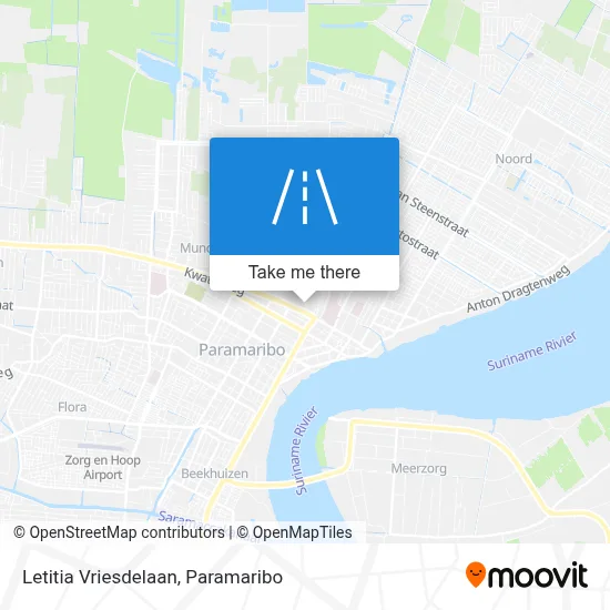 Letitia Vriesdelaan map