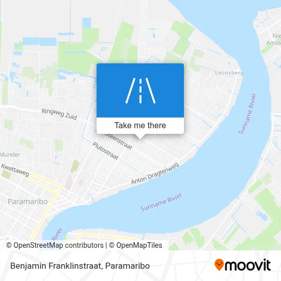 Benjamin Franklinstraat map